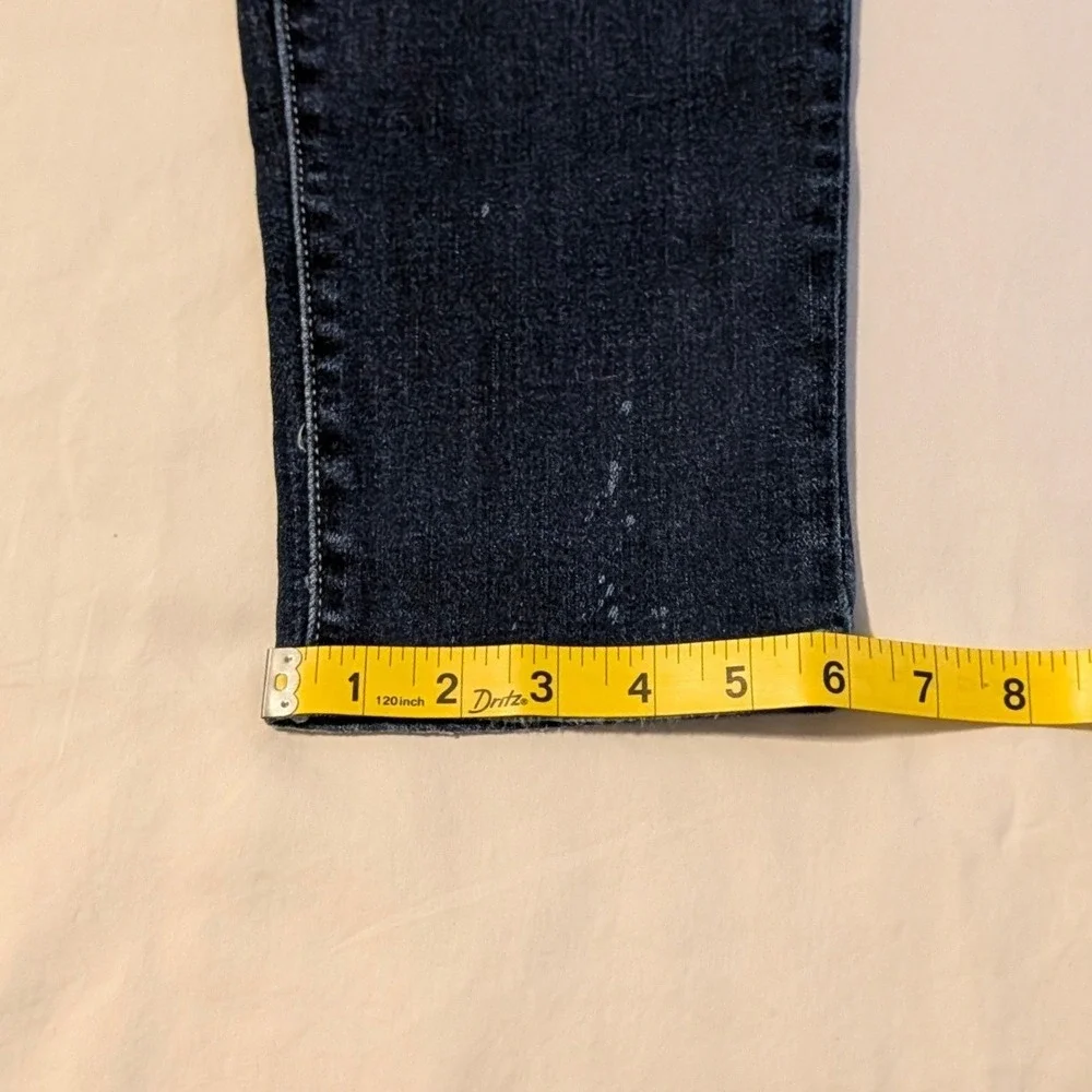 Judy Blue Distressed Boyfriend Jeans Dark Wash Paint Splatter Women's Size 3/26
